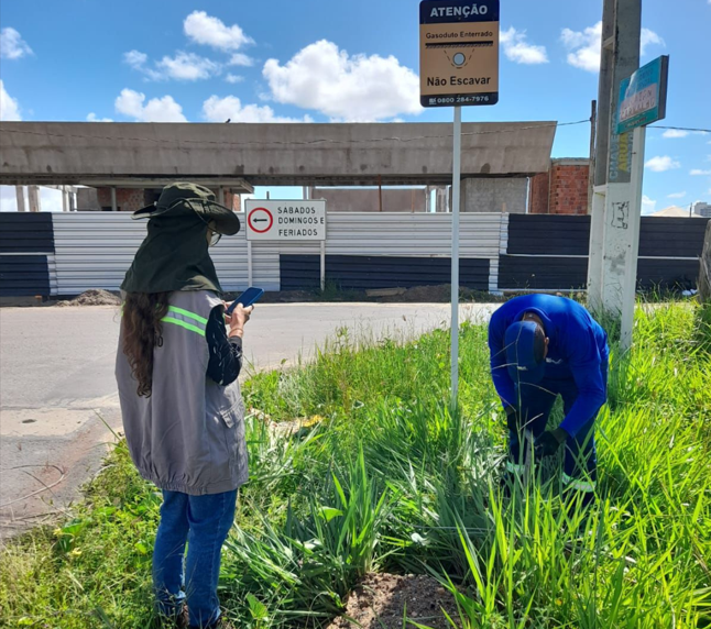 Agrese realiza inspeção em válvulas de bloqueio da rede de distribuição de gás